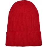 Flexfit Ribbed knit cap made of recycled yarn red