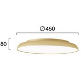  LED plafonsko svetlo ART LED/40W/230V zlatna | Eponuda.com