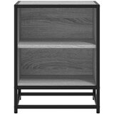 vidaXL Noćni ormarić Sivi Sonoma 40x31x50 cm Konstruirano drvo i metal | shoptok.hr