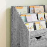  Otroška knjižnica Siva Sonoma 60 x 29,5 x 69 cm Konstruiran les, (5000152793) | Shoptok.si