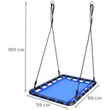SKYFLYER pravokotna gugalnica – modra | Shoptok.si