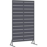  Zaslon za privatnost 100 x 50 x 180 cm Čelik Antracit | shoptok.hr
