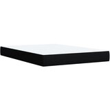  Krevet s oprugama i madracem crni 160x200 cm od tkanine | shoptok.hr