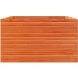  Vrtno cvetlično korito voščeno 80x80x45,5 cm trdna borovina | Shoptok.si