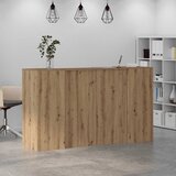  Recepcijski stol 180x50x103,5 cm od konstruiranog drva | shoptok.hr