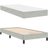  s opruga kutije Svijetlo siva 100 x 210 cm tkanina | shoptok.hr