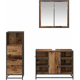  Set namještaja za kupaonicu 3 kom. Staro drvo 80 x 33 x 60 cm | shoptok.hr