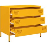 vidaXL Komoda boja senfa 68x39x58,5 cm hladno valjanog čelika | shoptok.hr