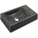 Sapho Crni kameni umivaonik za WC 40x22 cm Blok – Cijene