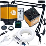 Rosfix SET MIKROSKOPSKA GLAVA ODM-180X + LED OSVETLJEVALEC 32X + KAMERA KMPP-HDMI-TF 12MP | HDMI, 720P, 50 MM, (5000059378) | Shoptok.si