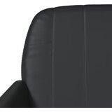  Klupa crna 107 x 80 x 81 cm od umjetne kože | shoptok.hr