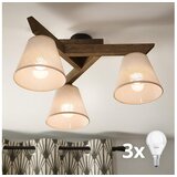  Brilagi - LED plafonski luster ANTHONY 3xE14/40W/230V hrast orah/bež | Eponuda.com