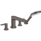 Hansgrohe dvoročna armatura za kad Talis E na štiri odprtine (71748670) - črna mat | Shoptok.si
