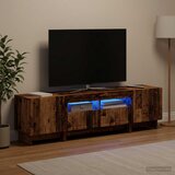  3-dijelni LED TV kabinet EDE Staro drvo Konstruirano drvo | shoptok.hr