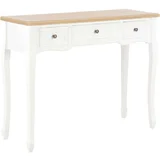 280044 Dressing Console Table with Drawers White