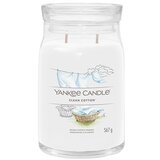 Yankee Candle Clean Cotton dišeča sveča Signature 368 g | Shoptok.si