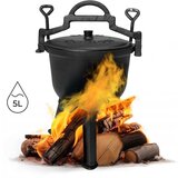 MULTIGARDEN Liveni gvozdeni kotlić 5L, lovački lonac | ePonuda.com