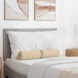 vidaXL Blazine 2 pcs krema Ø 15 x 40 cm Mikrofiber tkanina | Shoptok.si