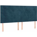  Krevet s oprugama i madracem tamnoplavi 200x200 cm baršunasti | shoptok.hr