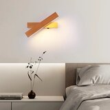 SCHINDORA 31 cm lesena LED stenska svetilka - 3000 K | Shoptok.si