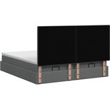  Krevet od pjene s madracem i LED-om Tamnosiva 180 x 200 cm | shoptok.hr