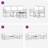  Set vanjskih sofa 6 kom. Prirodna i bež | shoptok.hr