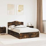  Konstrukcija postelje z vzglavjem Dimljeni oreh 120 x 200 cm, (5000102548) | Shoptok.si