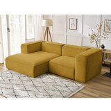 Bobochic Paris Oker rumena kotna sedežna garnitura iz tkanine bouclé (levi kot) Zephyr – | Shoptok.si