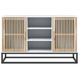  Komoda bijela 105 x 30 x 65 cm od konstruiranog drva | shoptok.hr