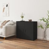 vidaXL Komoda crna 80 x 33 x 70 cm od konstruiranog drva Cijene