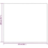  Teška deka s navlakom siva 200 x 225 cm 13 kg od tkanine | shoptok.hr