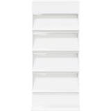  Polica za časopise Bijelo 70 x 41 x 156 cm Konstruirano drvo | shoptok.hr