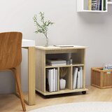 vidaXL Omarica na kolesih sonoma hrast 60x45x60 cm iverna plošča Cene