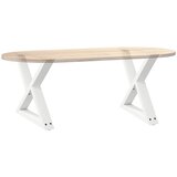  Noge za klub stolić 2 kom Bijele 50 x (42-43,3) cm Čelik | shoptok.hr