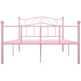  Okvir za krevet ružičasti metalni 120 x 200 cm | shoptok.hr