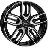 A18 5x112 ET40 7,5x18 M14-E črna spredaj polirana 66,5 (Audi, Infinity QX30, MB A-Klasse, B-Kla