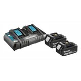 Makita Set 2 x BL1850B akumulator 18V 5,0Ah LXT + brzi dupli punjač DC18RD Makita | ePonuda.com