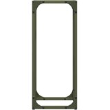 vidaXL stojalo za drva olive green 25x25x60 cm hladno valjano jeklo | Shoptok.si