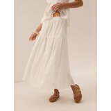 Sinsay Pamučna suknja s ажурним obrubom | shoptok.hr