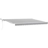 Tenda na automatsko uvlačenje LED antracit i bijela 400x300 cm | shoptok.hr