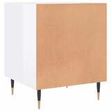 Noćni ormarići 2 kom sjajni bijeli 40x40x50cm konstruirano drvo | shoptok.hr