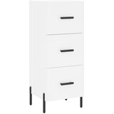 Visoka komoda bijeli 34,5x34x180 cm od konstruiranog drva Slike