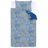 Catherine Lansfield Modra/siva otroška posteljnina za zakonsko posteljo iz mikrovlaken 200x200 cm Gamer – | Shoptok.si