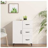  Komoda bijela 69 5x34x90 cm od konstruiranog drva | shoptok.hr