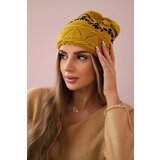 Kesi Women's cap Kira K374 mustard+black | Shoptok.si