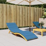  Jastuk za ležaljku prošarani plavi 200 x 60 x 4 cm od tkanine | Eponuda.com