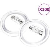 Set gumba za značke sa sigurnosnim iglama 100 kom akrilni 25 mm | shoptok.hr