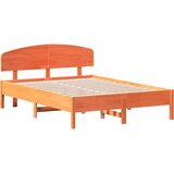  Okvir kreveta bez madraca voštano smeđi 135x190 cm od borovine Smeđa 130 x 190 cm | Shoptok.si