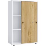 MID.YOU ARHIVSKA OMARA bela, medeni hrast | Shoptok.si