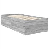  Krevetna konstrukcija Siva Sonoma 75 x 190 cm Konstruirano drvo | shoptok.hr